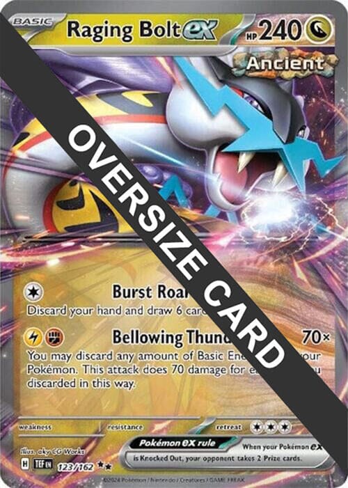 Raging Bolt ex (123) (Jumbo Card) [Scarlet & Violet: Black Star Promos] Pokemon Single Pokémon  | Multizone: Comics And Games