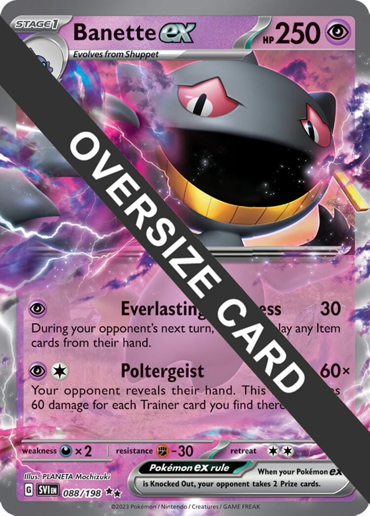 Banette ex (088) (Jumbo Card) [Scarlet & Violet: Black Star Promos] Pokemon Single Pokémon  | Multizone: Comics And Games