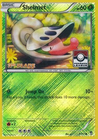 Shelmet (8/111) (League Promo 3rd Place) [XY: Furious Fists] Pokemon Single Pokémon  | Multizone: Comics And Games