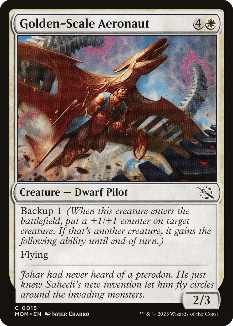 Golden-Scale Aeronaut [March of the Machine] MTG Single Magic: The Gathering  | Multizone: Comics And Games