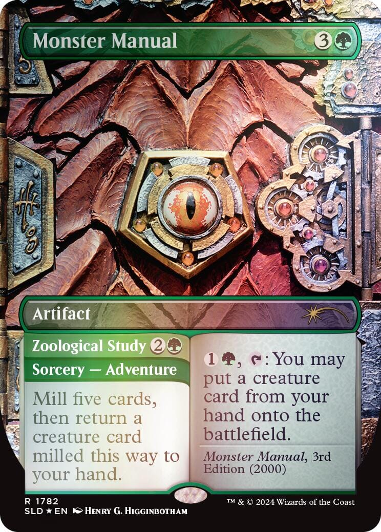 Monster Manual (Rainbow Foil) [Secret Lair Drop Series] MTG Single Magic: The Gathering  | Multizone: Comics And Games