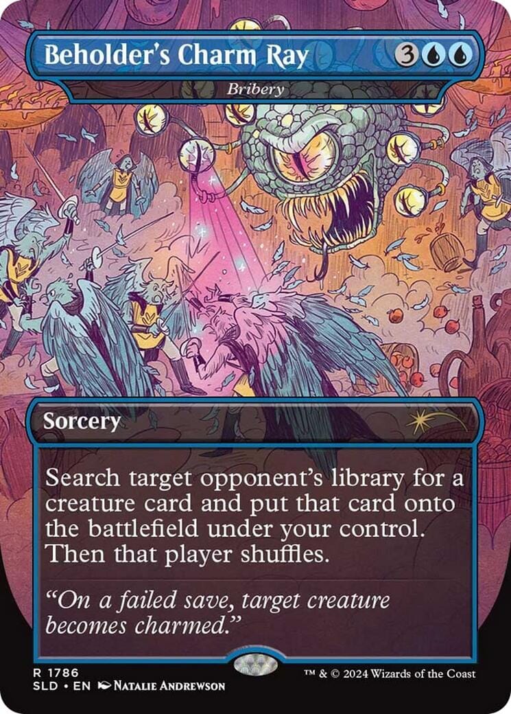 Beholder's Charm Ray - Bribery [Secret Lair Drop Series] MTG Single Magic: The Gathering  | Multizone: Comics And Games