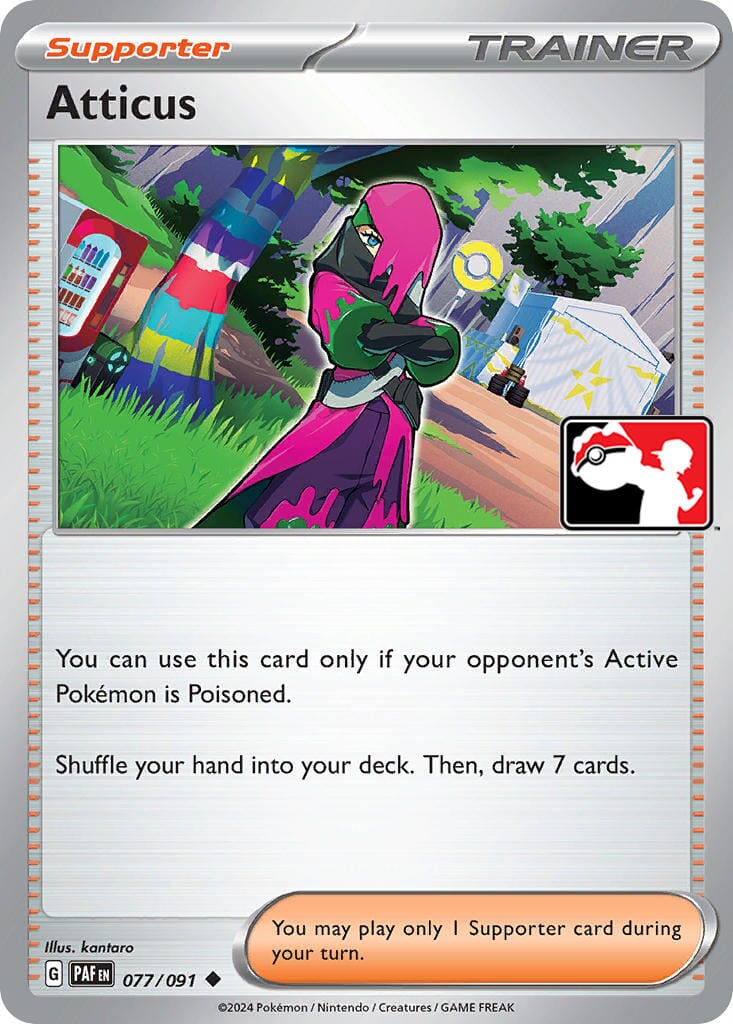 Atticus (077/091) [Prize Pack Series Five] Pokemon Single Pokémon  | Multizone: Comics And Games