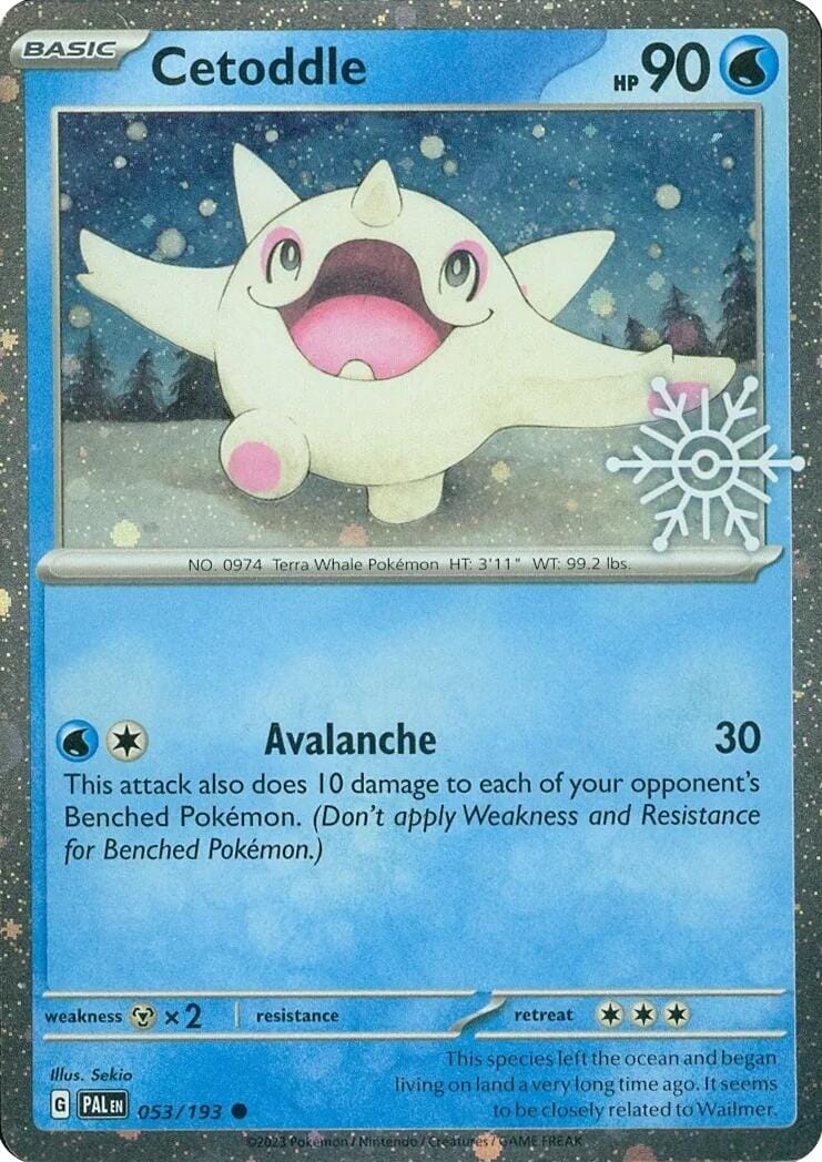 Cetoddle (053/193) (Holiday Calendar) [Miscellaneous Cards] Pokemon Single Pokémon  | Multizone: Comics And Games