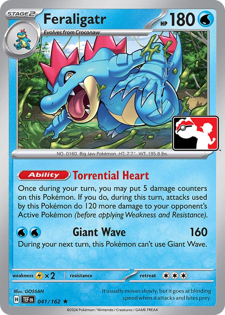 Feraligatr (041/162) [Prize Pack Series Five] Pokemon Single Pokémon  | Multizone: Comics And Games