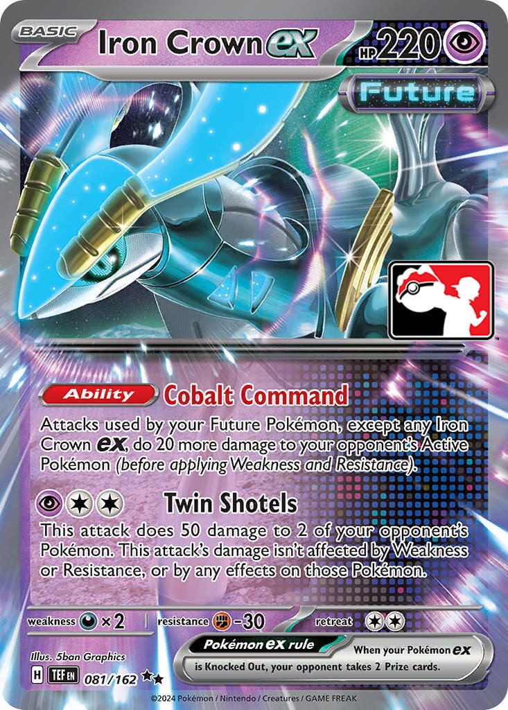 Iron Crown ex (081/162) [Prize Pack Series Five] Pokemon Single Pokémon  | Multizone: Comics And Games