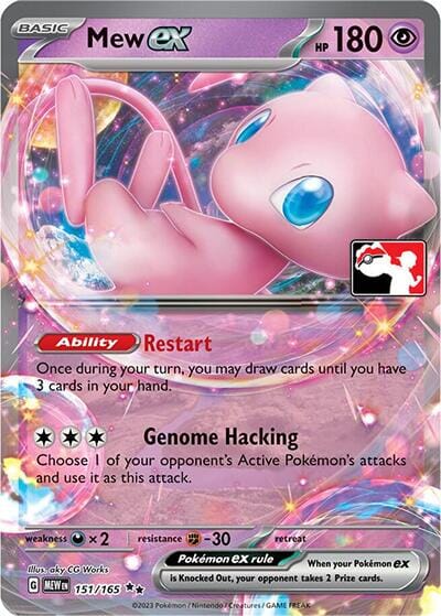 Mew ex (151/165) [Prize Pack Series Five] Pokemon Single Pokémon  | Multizone: Comics And Games