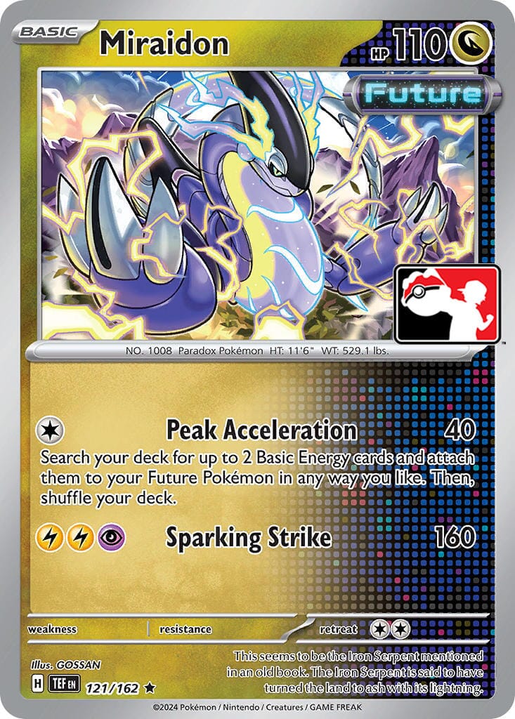 Miraidon (121/162) [Prize Pack Series Five] Pokemon Single Pokémon  | Multizone: Comics And Games