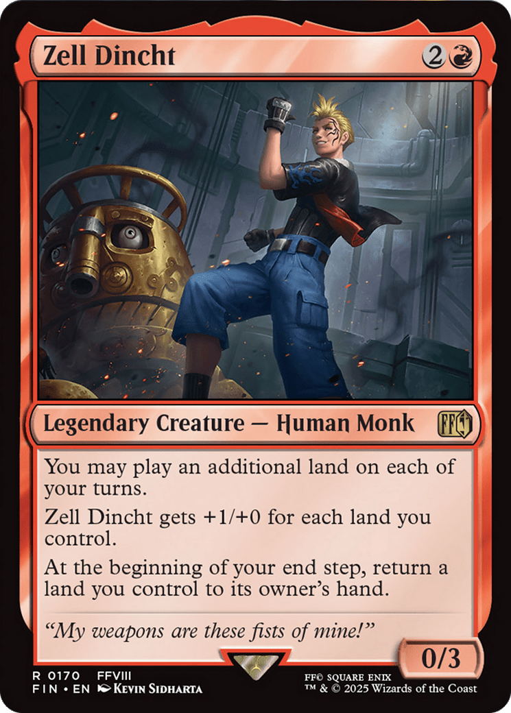 Zell Dincht [FINAL FANTASY] MTG Single Magic: The Gathering  | Multizone: Comics And Games