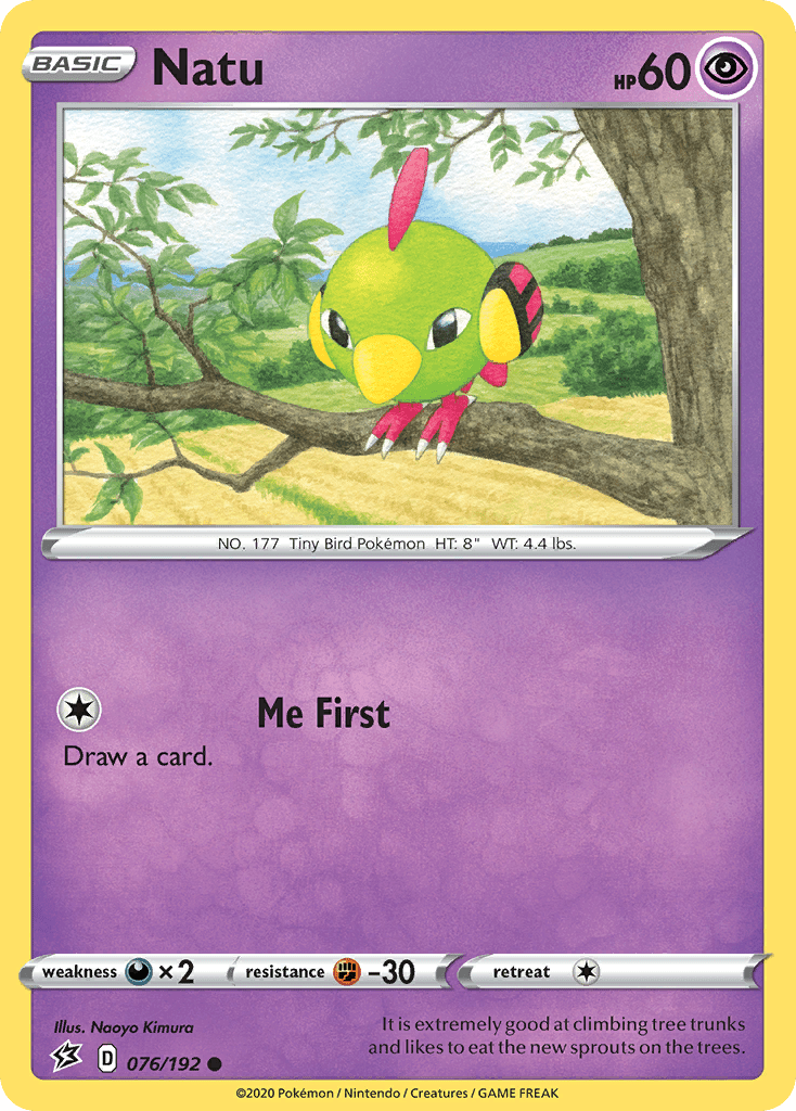 Natu (076/192) [Sword & Shield: Rebel Clash] Pokemon Single Pokémon  | Multizone: Comics And Games