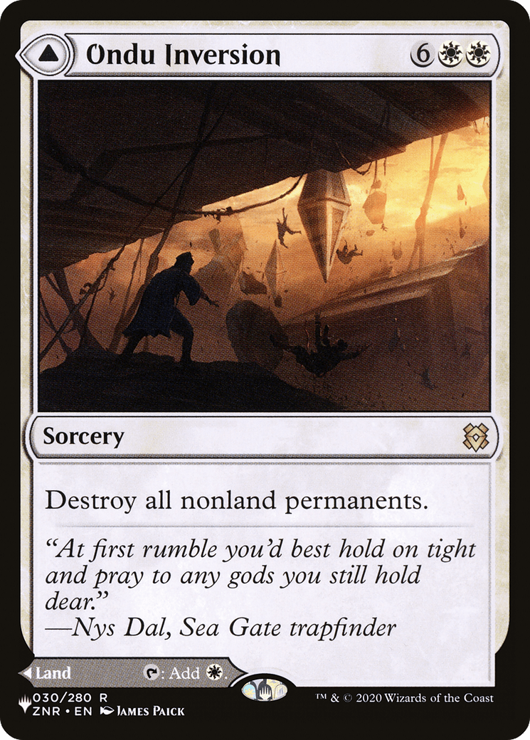 Ondu Inversion // Ondu Skyruins [Secret Lair: From Cute to Brute] MTG Single Magic: The Gathering  | Multizone: Comics And Games