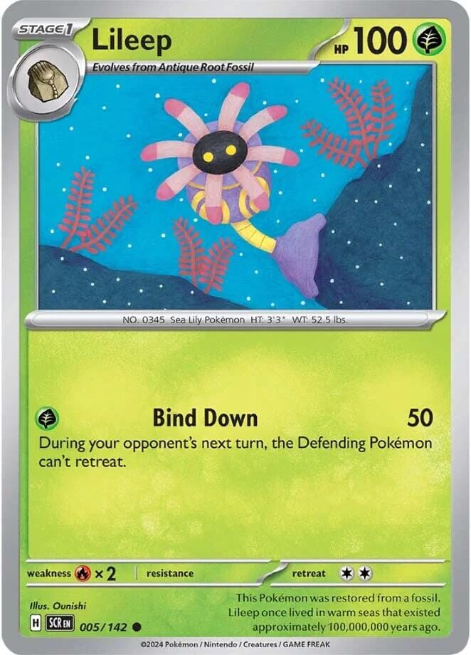 Lileep (005/142) [Scarlet & Violet: Stellar Crown] Pokemon Single Pokémon  | Multizone: Comics And Games