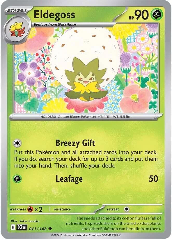 Eldegoss (011/142) [Scarlet & Violet: Stellar Crown] Pokemon Single Pokémon  | Multizone: Comics And Games