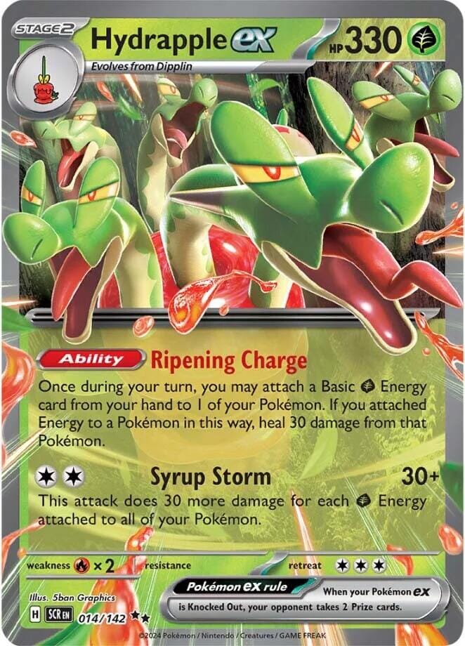 Hydrapple ex (014/142) [Scarlet & Violet: Stellar Crown] Pokemon Single Pokémon  | Multizone: Comics And Games