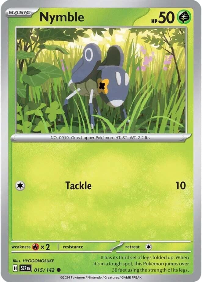 Nymble (015/142) [Scarlet & Violet: Stellar Crown] Pokemon Single Pokémon  | Multizone: Comics And Games