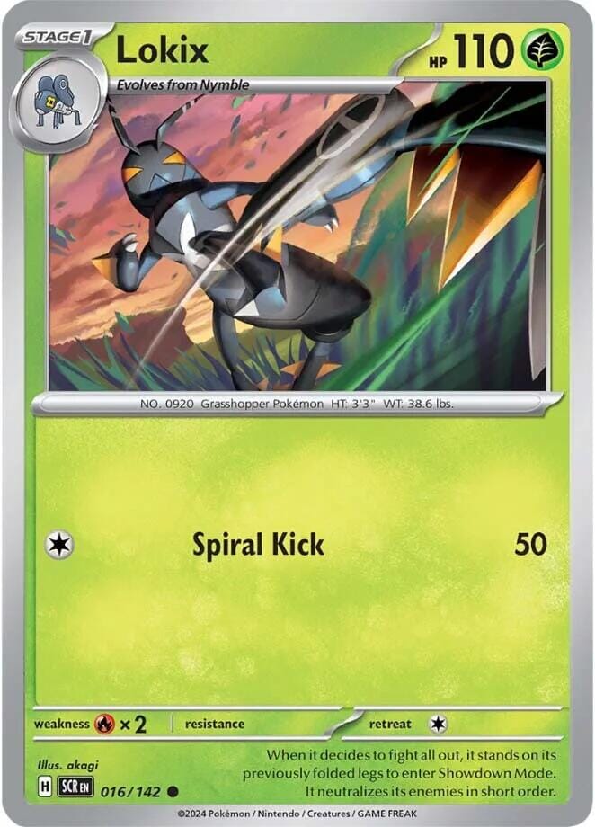 Lokix (016/142) [Scarlet & Violet: Stellar Crown] Pokemon Single Pokémon  | Multizone: Comics And Games