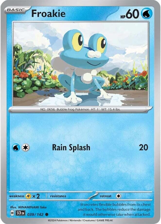 Froakie (039/142) [Scarlet & Violet: Stellar Crown] Pokemon Single Pokémon  | Multizone: Comics And Games