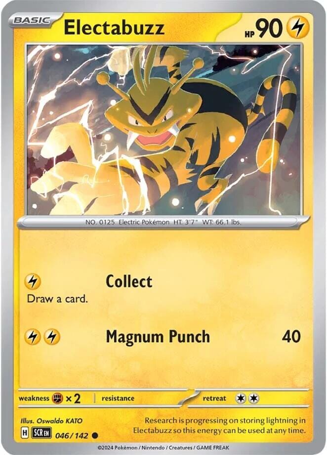 Electabuzz (046/142) [Scarlet & Violet: Stellar Crown] Pokemon Single Pokémon  | Multizone: Comics And Games