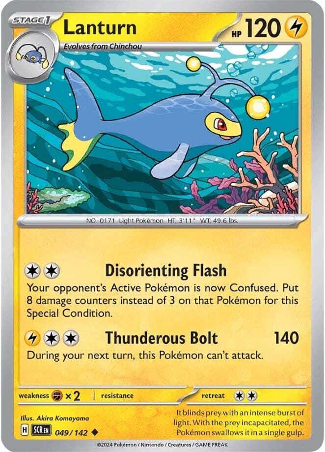 Lanturn (049/142) [Scarlet & Violet: Stellar Crown] Pokemon Single Pokémon  | Multizone: Comics And Games