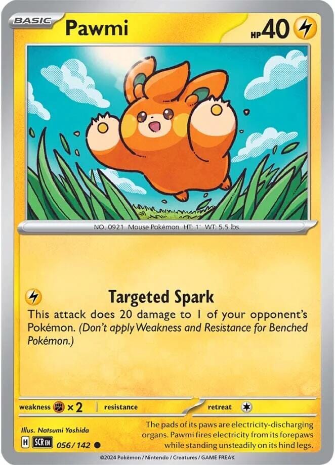 Pawmi (056/142) [Scarlet & Violet: Stellar Crown] Pokemon Single Pokémon  | Multizone: Comics And Games