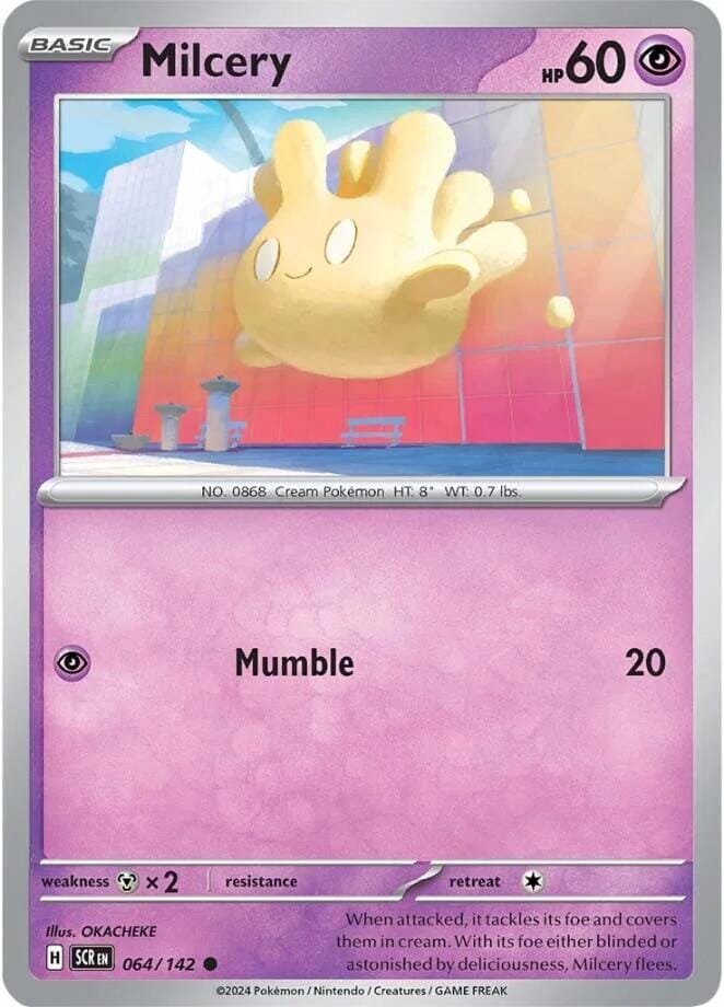 Milcery (064/142) [Scarlet & Violet: Stellar Crown] Pokemon Single Pokémon  | Multizone: Comics And Games