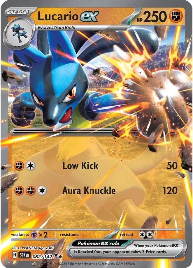 Lucario ex (082/142) [Scarlet & Violet: Stellar Crown] | Multizone: Comics And Games