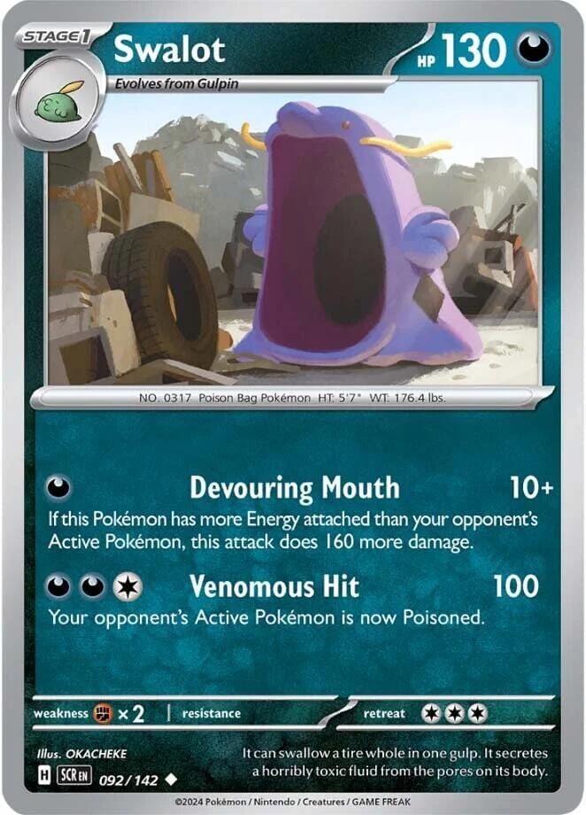 Swalot (092/142) [Scarlet & Violet: Stellar Crown] Pokemon Single Pokémon  | Multizone: Comics And Games