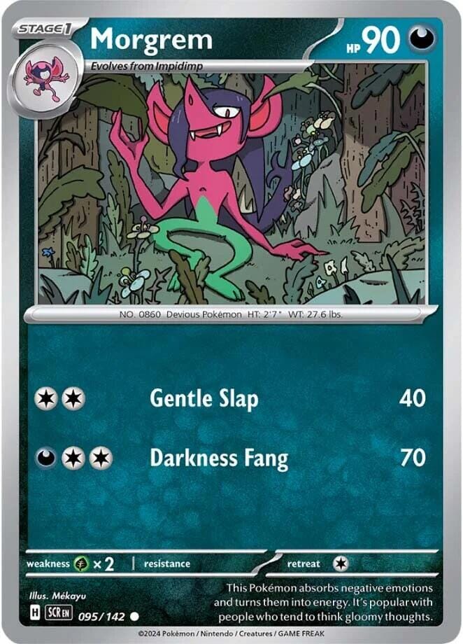 Morgrem (095/142) [Scarlet & Violet: Stellar Crown] Pokemon Single Pokémon  | Multizone: Comics And Games