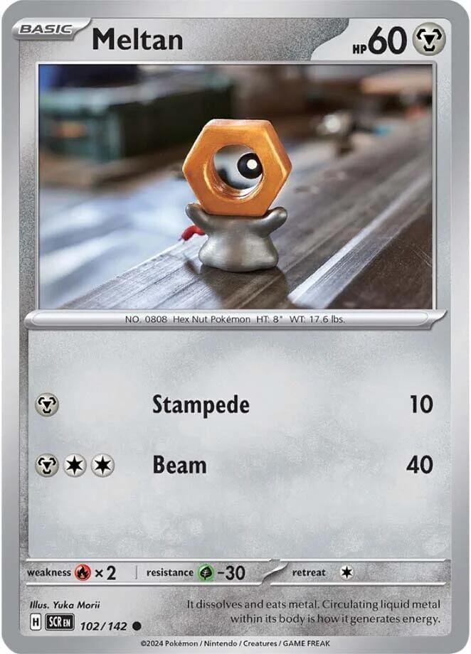 Meltan (102/142) [Scarlet & Violet: Stellar Crown] Pokemon Single Pokémon  | Multizone: Comics And Games