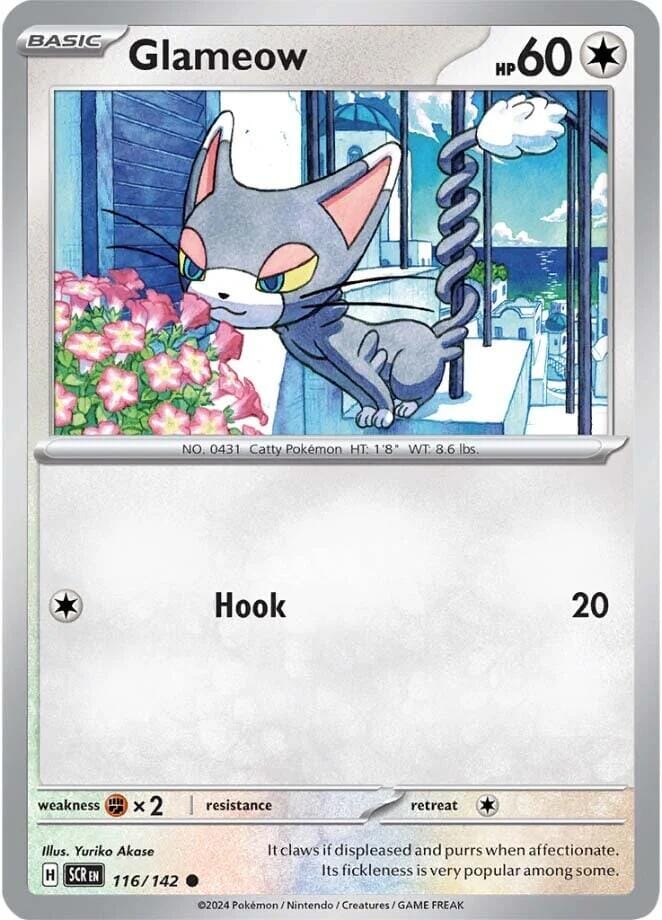 Glameow (116/142) [Scarlet & Violet: Stellar Crown] Pokemon Single Pokémon  | Multizone: Comics And Games