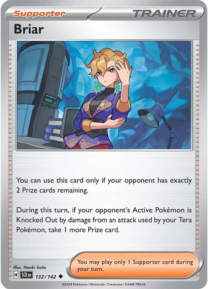 Briar (132/142) [Scarlet & Violet: Stellar Crown] Pokemon Single Pokémon  | Multizone: Comics And Games