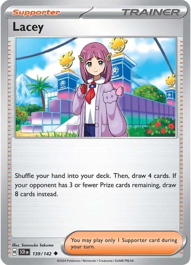 Lacey (139/142) [Scarlet & Violet: Stellar Crown] Pokemon Single Pokémon  | Multizone: Comics And Games