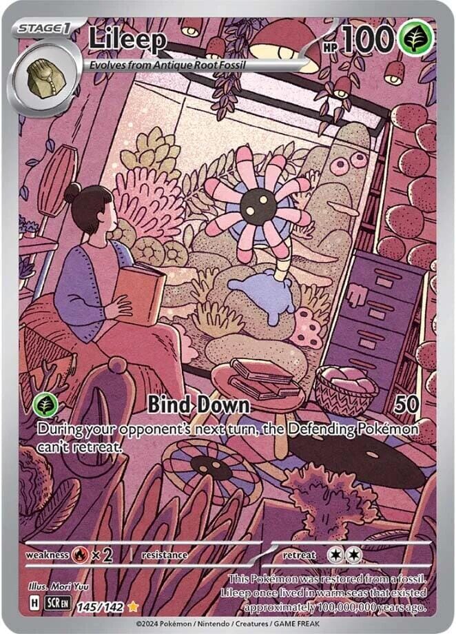 Lileep (145/142) [Scarlet & Violet: Stellar Crown] Pokemon Single Pokémon  | Multizone: Comics And Games