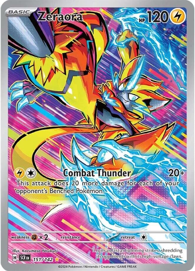 Zeraora (151/142) [Scarlet & Violet: Stellar Crown] Pokemon Single Pokémon  | Multizone: Comics And Games