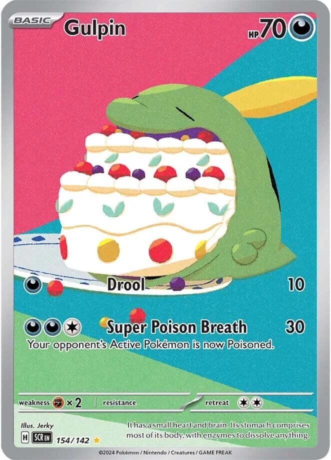 Gulpin (154/142) [Scarlet & Violet: Stellar Crown] Pokemon Single Pokémon  | Multizone: Comics And Games