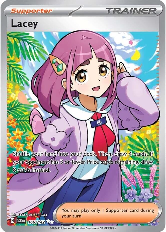 Lacey (166/142) [Scarlet & Violet: Stellar Crown] Pokemon Single Pokémon  | Multizone: Comics And Games