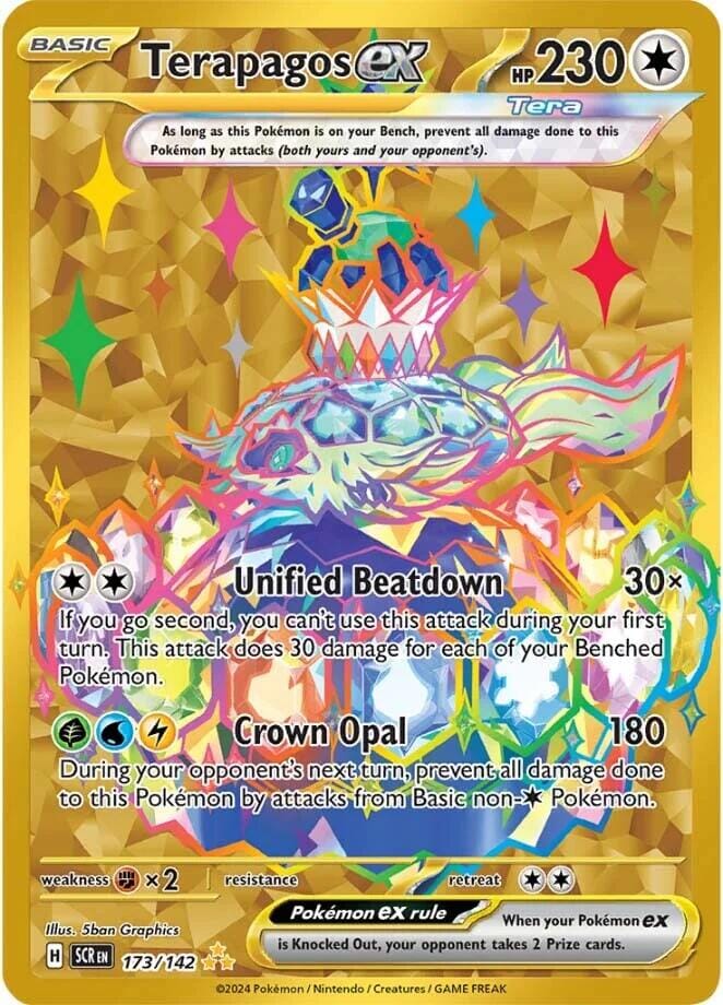 Terapagos ex (173/142) [Scarlet & Violet: Stellar Crown] Pokemon Single Pokémon  | Multizone: Comics And Games