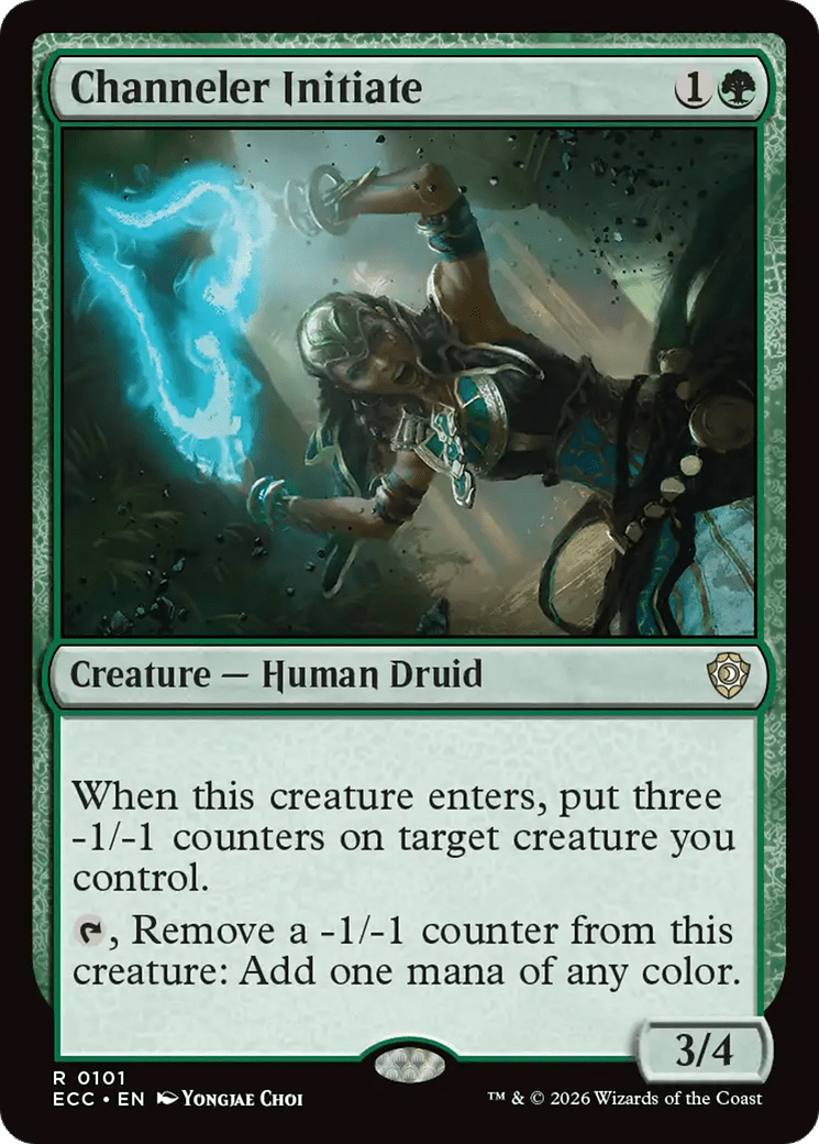 Channeler Initiate [Lorwyn Eclipsed Commander] MTG Single Magic: The Gathering  | Multizone: Comics And Games