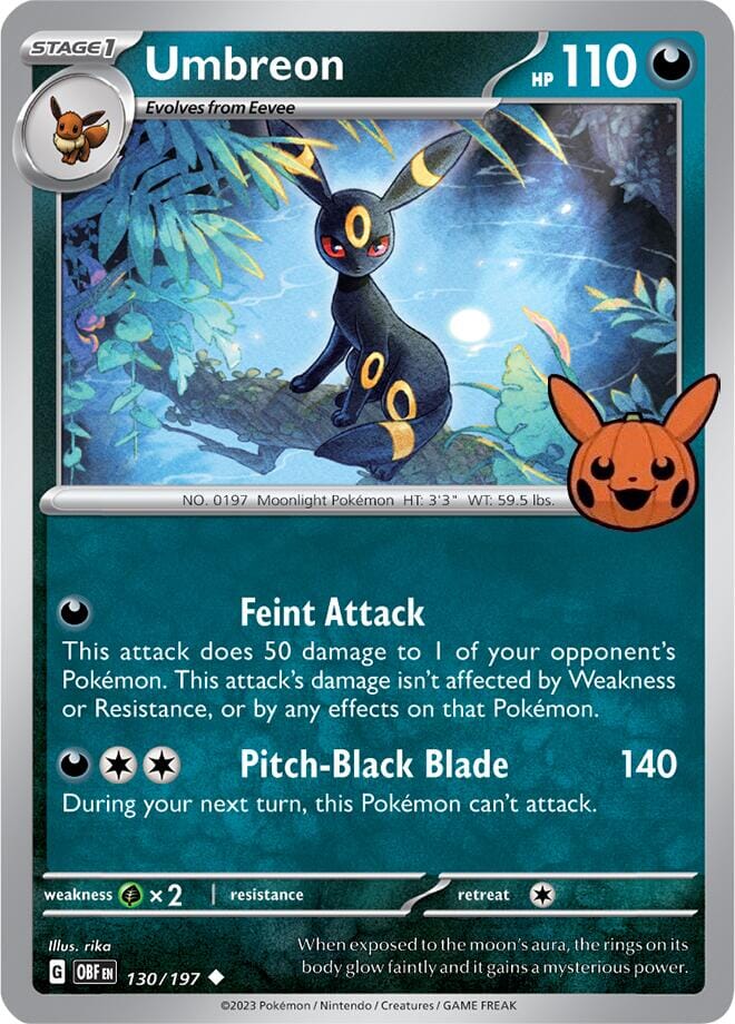 Umbreon (130/197) [Trick or Trade 2024] Pokemon Single Pokémon  | Multizone: Comics And Games
