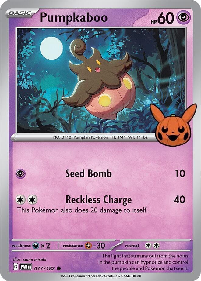 Pumpkaboo (077/182) [Trick or Trade 2024] Pokemon Single Pokémon  | Multizone: Comics And Games