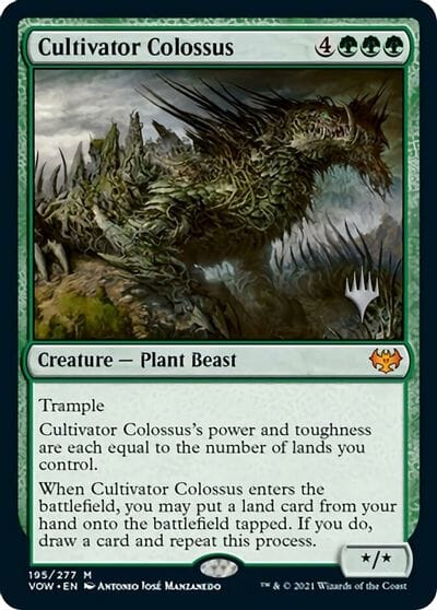 Cultivator Colossus (Promo Pack) [Innistrad: Crimson Vow Promos] MTG Single Magic: The Gathering  | Multizone: Comics And Games