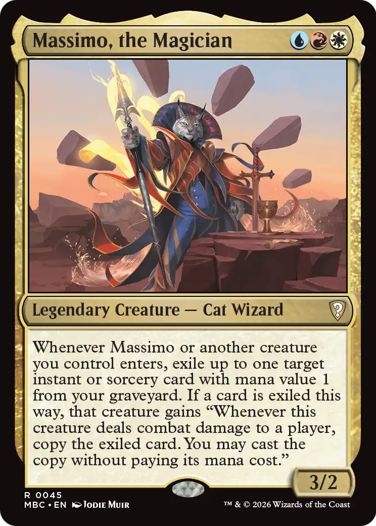 Massimo, the Magician [Mystery Booster: Commander Edition] | Multizone: Comics And Games