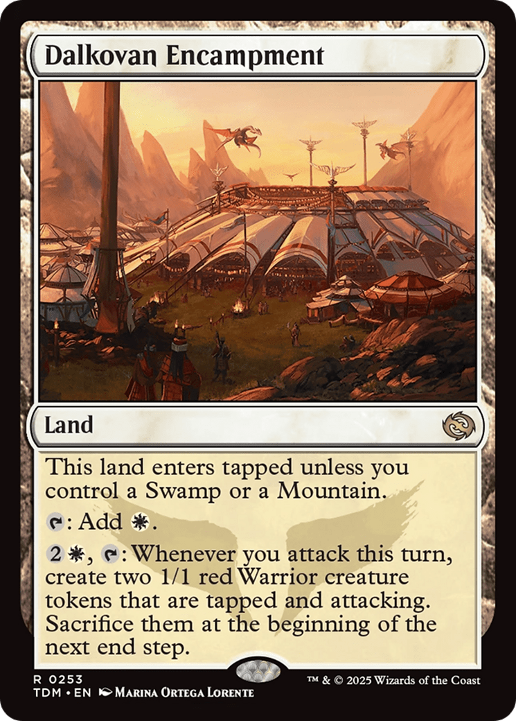 Dalkovan Encampment [Tarkir: Dragonstorm] MTG Single Magic: The Gathering  | Multizone: Comics And Games