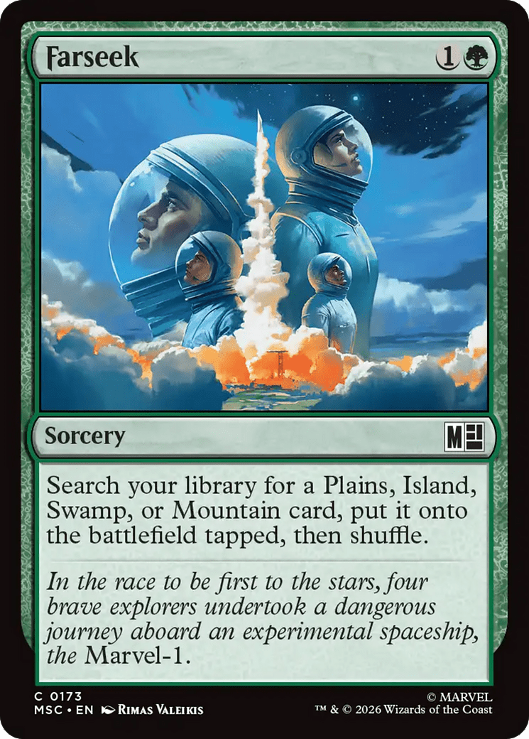 Farseek (0173) (Surge Foil) [Marvel Super Heroes Commander] MTG Single Magic: The Gathering  | Multizone: Comics And Games