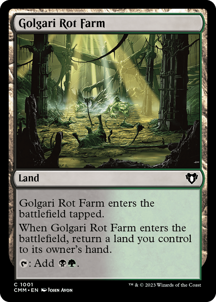 Golgari Rot Farm [Commander Masters] MTG Single Magic: The Gathering  | Multizone: Comics And Games