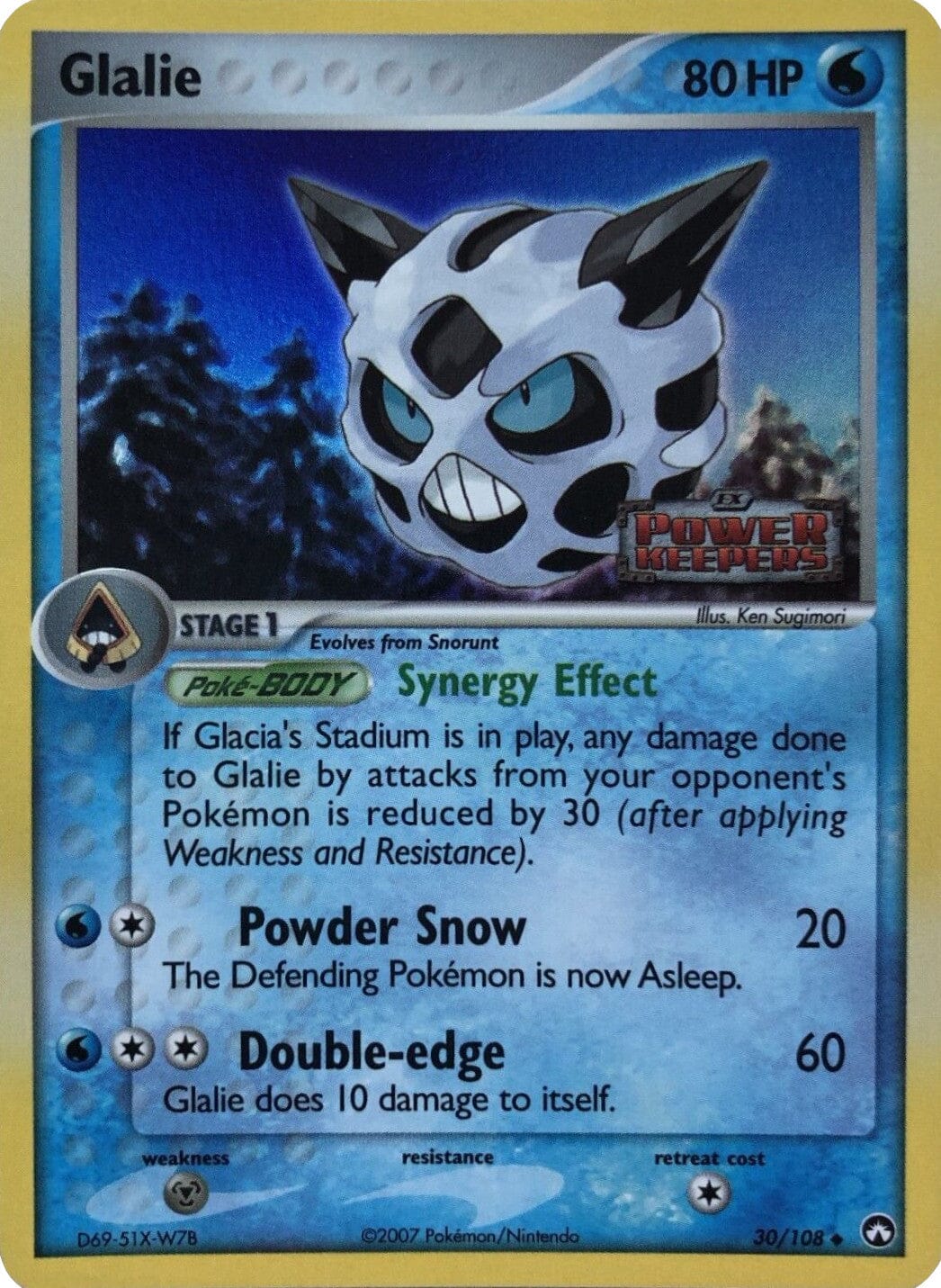 Glalie (30/108) (Stamped) [EX: Power Keepers] Pokemon Single Pokémon  | Multizone: Comics And Games