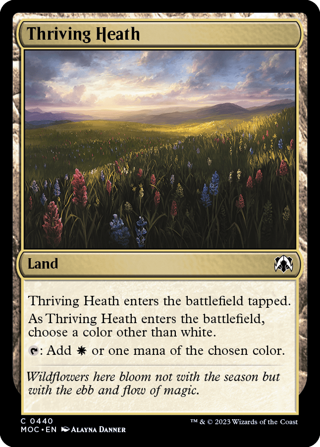 Thriving Heath [March of the Machine Commander] MTG Single Magic: The Gathering  | Multizone: Comics And Games