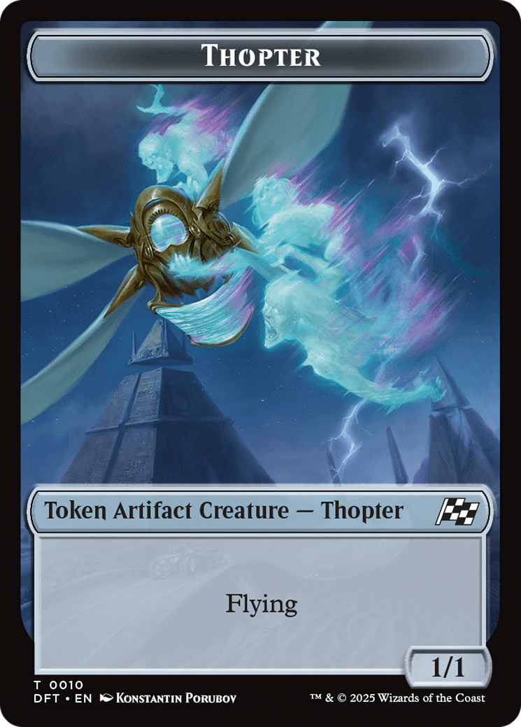Goblin // Thopter (0010) Double-Sided Token [Aetherdrift Tokens] MTG Single Magic: The Gathering  | Multizone: Comics And Games