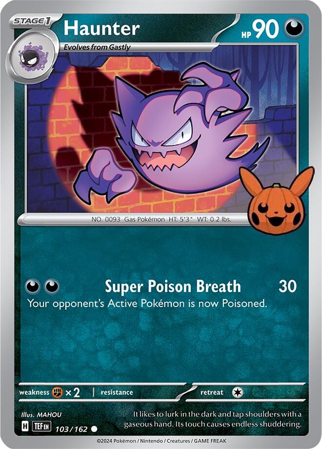 Haunter (103/162) [Trick or Trade 2024] Pokemon Single Pokémon  | Multizone: Comics And Games