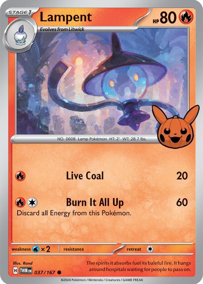 Lampent (037/167) [Trick or Trade] Pokemon Single Pokémon  | Multizone: Comics And Games